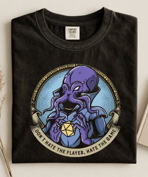 Don't Hate the Flayer Hate the Game T-Shirt | Mind Flayer Dungeons & Dragons D&D Tee