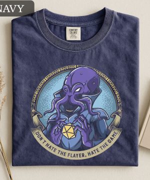 Don't Hate the Flayer Hate the Game T-Shirt | Mind Flayer Dungeons & Dragons D&D Tee