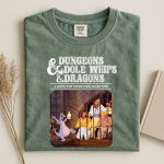 Dungeons & Dole Whips & Dragons T-Shirt | Funny Disney Dungeons & Dragons D&D Tee
