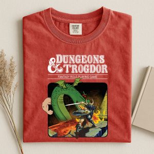 Comfort Colors Dungeons & Trogdor T-Shirt | Dungeons & Dragons T-Shirt