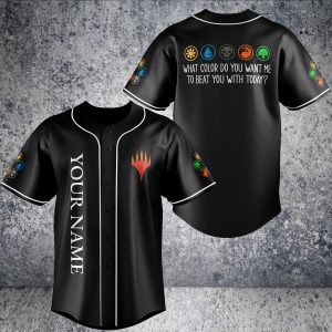 MTG What Color Do You Want Baseball Jersey