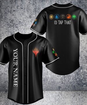 MTG I'd Tap That Baseball Jersey