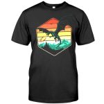 D&D Dragon Hexagon Retro T-shirt