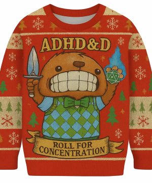 D&D Adhd&d Toll For Concentration Sweater